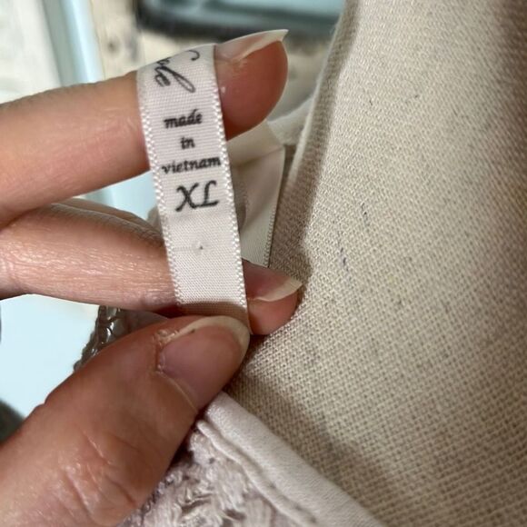 Leo & Nicole Women's Blouse Short Sleeve Lace Top White Size Extra Large - Picture 8 of 10